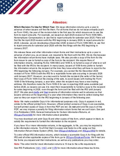 1099-MISC Form preview
