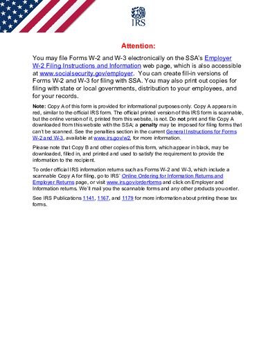 W-2 Form preview